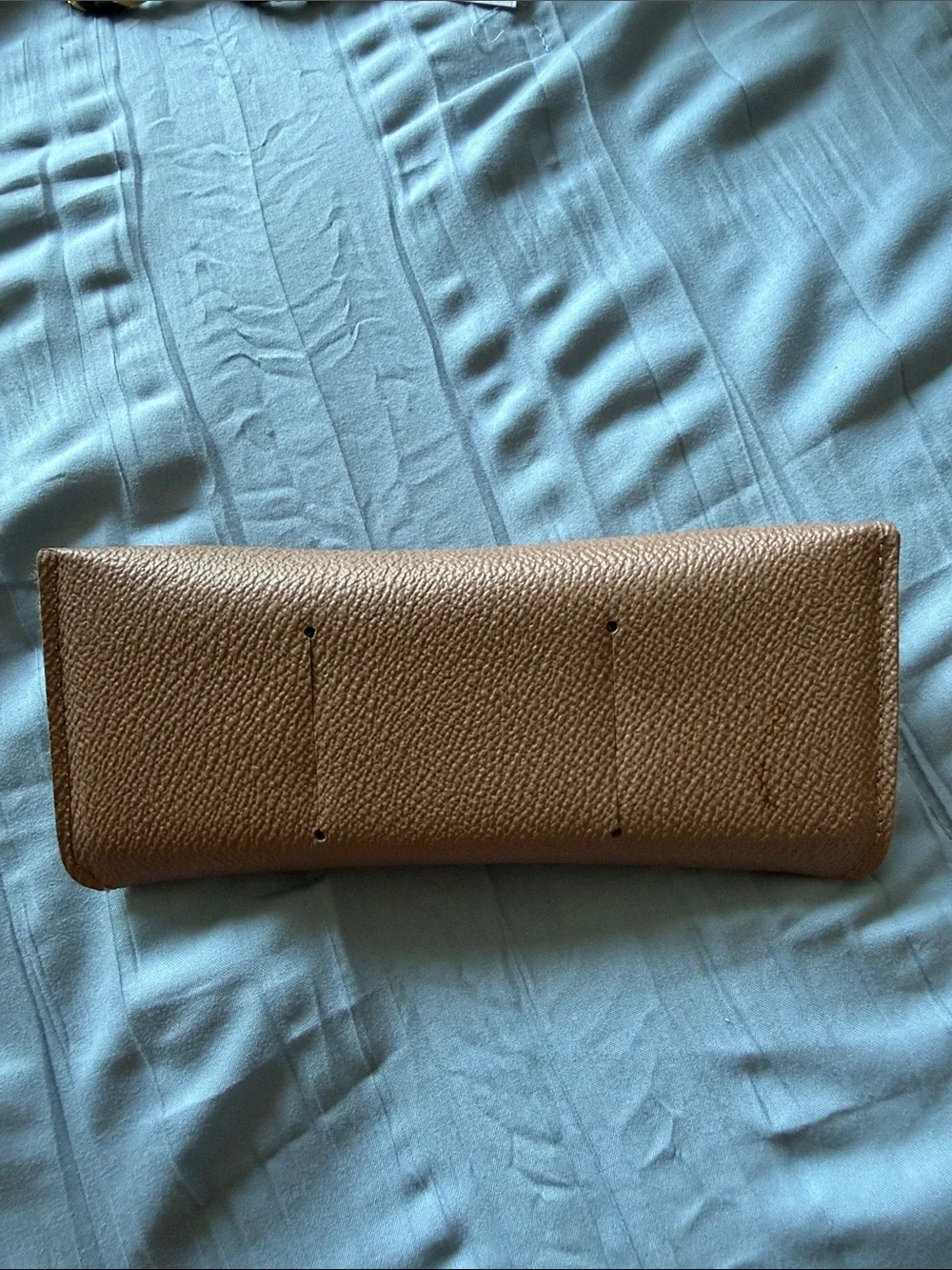 Ray-Ban Brown Glasses Case with Snap Closure